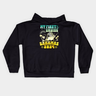 My First Cruise Bahamas 2024 family matching vacation Kids Hoodie